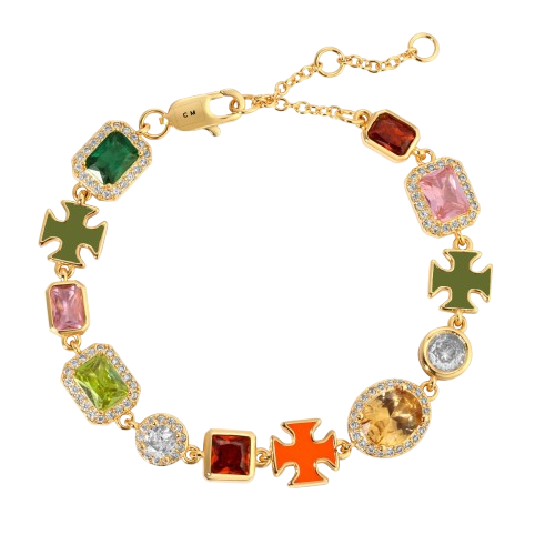 PuraDama™ Brillanza | Bracciale con diamanti multicolori