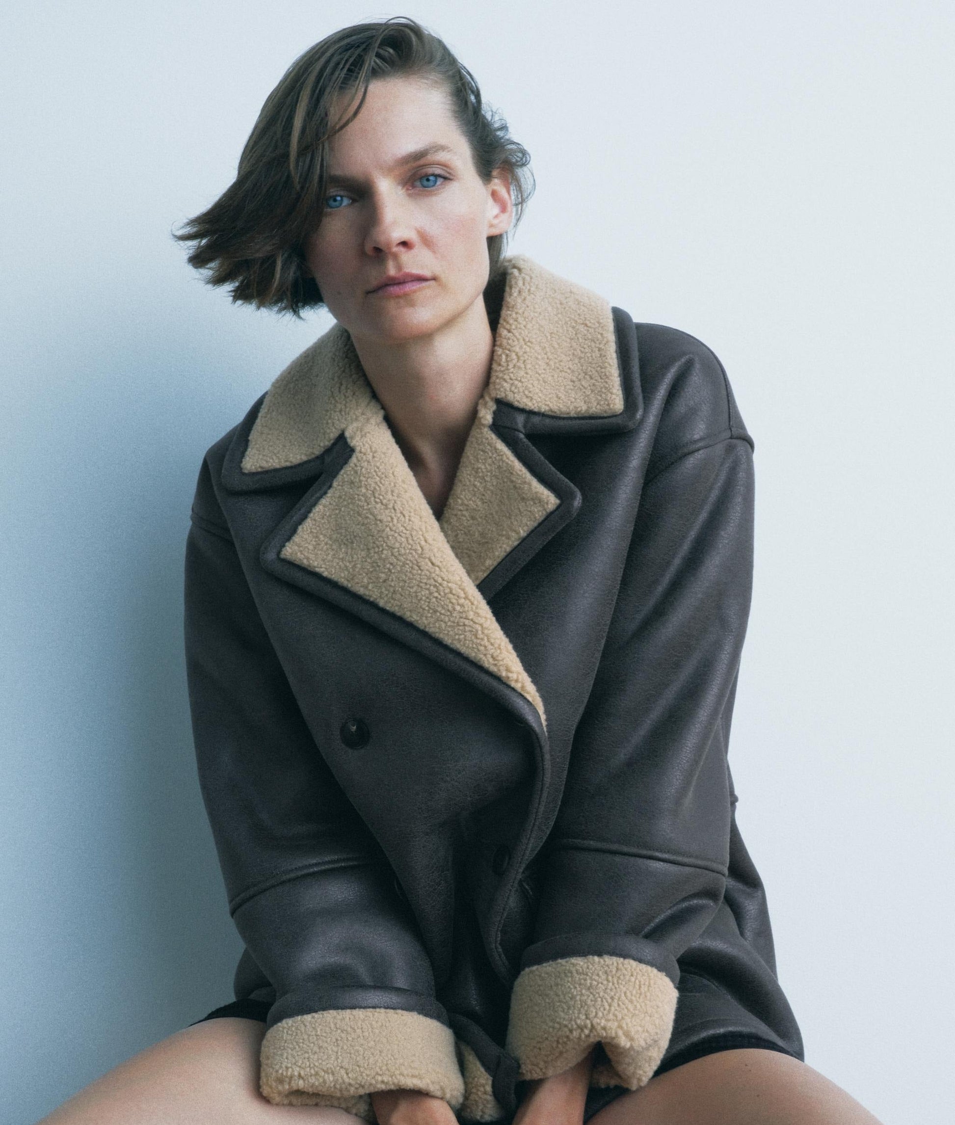 PuraDama™ Aurélie | Cappotto double-face con interno in montone