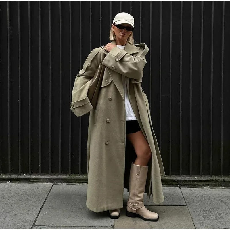 PuraDama™ Aurelia | Cappotto lungo e spesso in lana