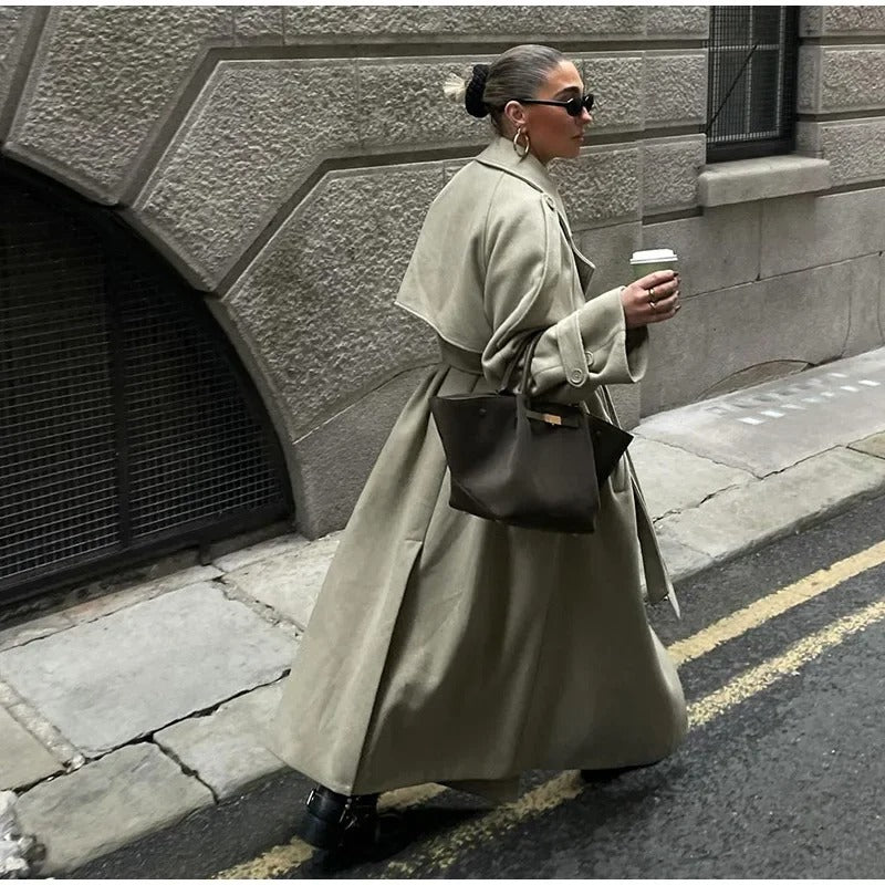 PuraDama™ Aurelia | Cappotto lungo e spesso in lana