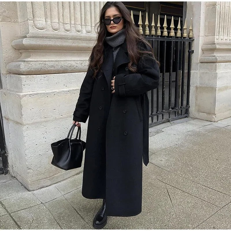 PuraDama™ Aurelia | Cappotto lungo e spesso in lana