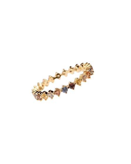 PuraDama™ Lumi | Anello con zirconi multicolori