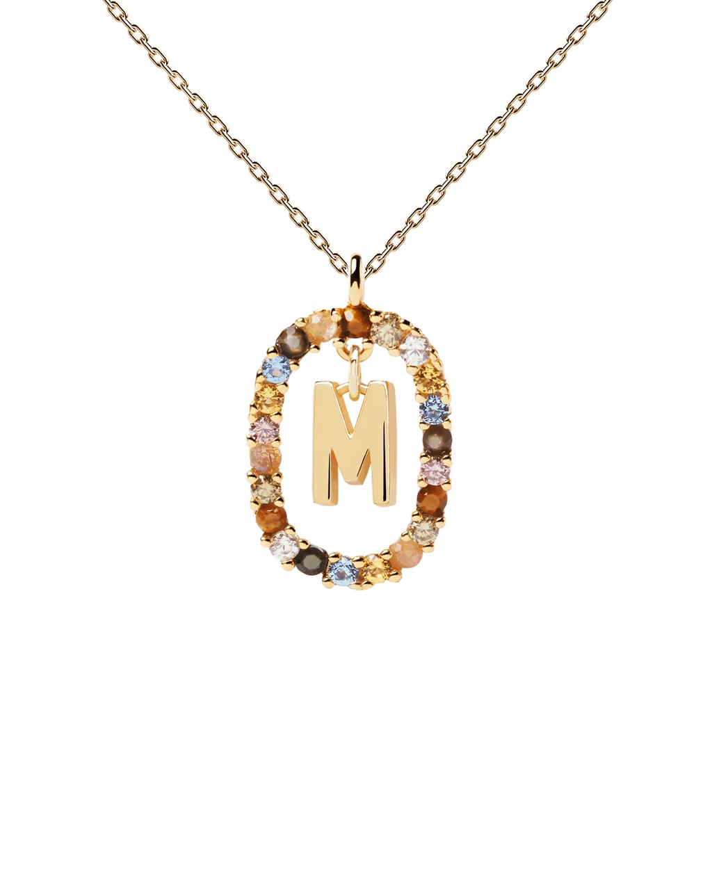 PuraDama™ Initial Luxe | Collana personalizzata con zirconi