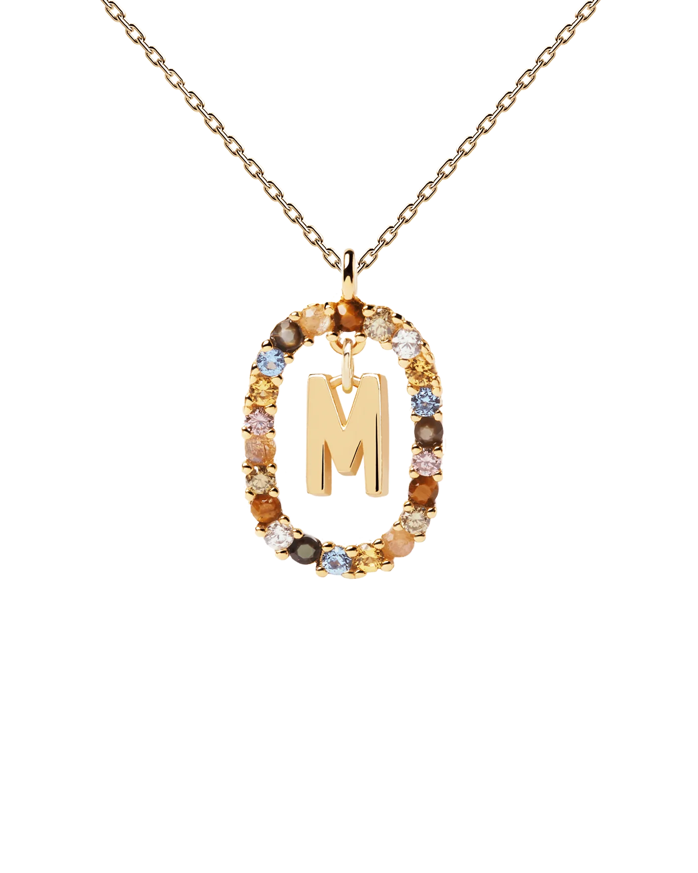 PuraDama™ Initial Luxe | Collana personalizzata con zirconi