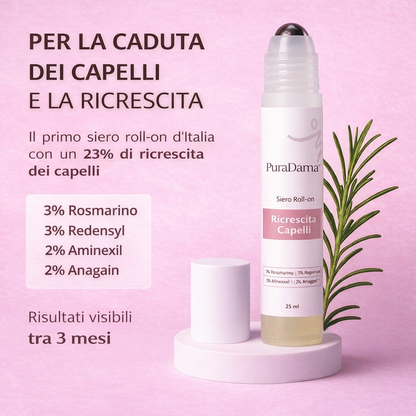 Siero PuraDama™ HairDensity | Siero roll-on per la crescita dei capelli