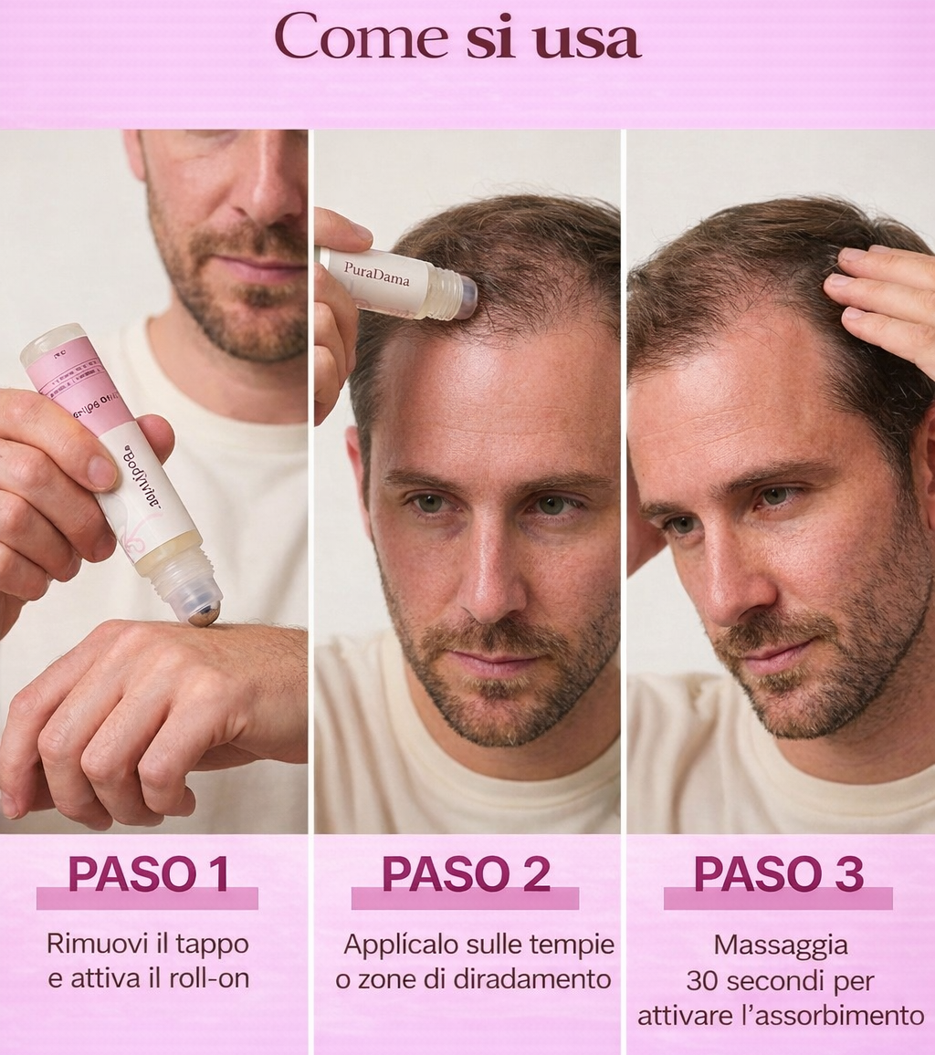 Siero PuraDama™ HairDensity | Siero roll-on per la crescita dei capelli