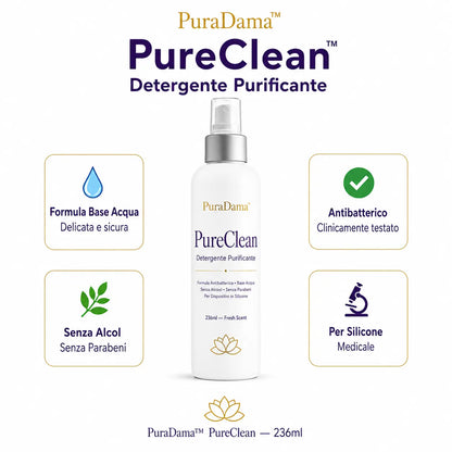 PureClean | Detergente purificante per dispositivi intimi