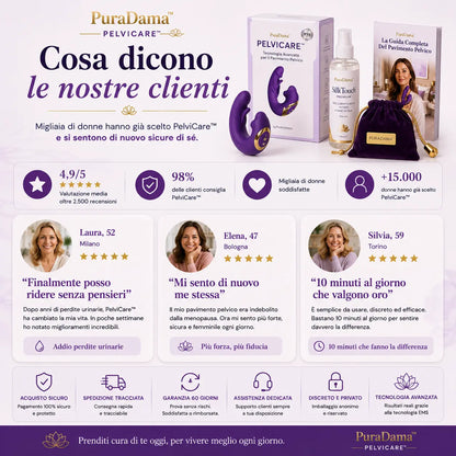 PuraDama™ PelviCare | Rinforza il tuo pavimento pelvico a casa
