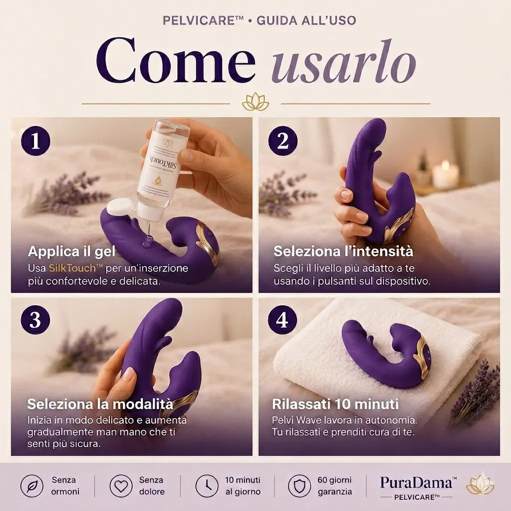 PuraDama™ PelviCare | Rinforza il tuo pavimento pelvico a casa