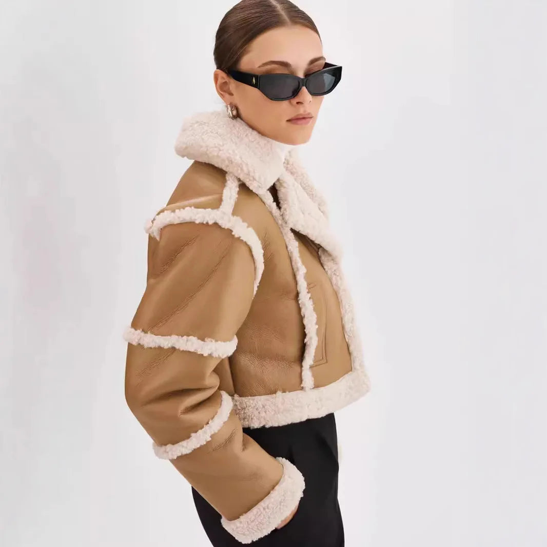 PuraDama™Valoria | Giacca effetto montene con interno imbottito