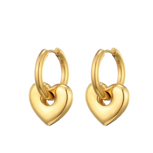PuraDama™ Stella | Orecchini a cerchio in oro passionale