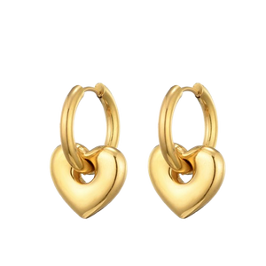 PuraDama™ Stella | Orecchini a cerchio in oro passionale