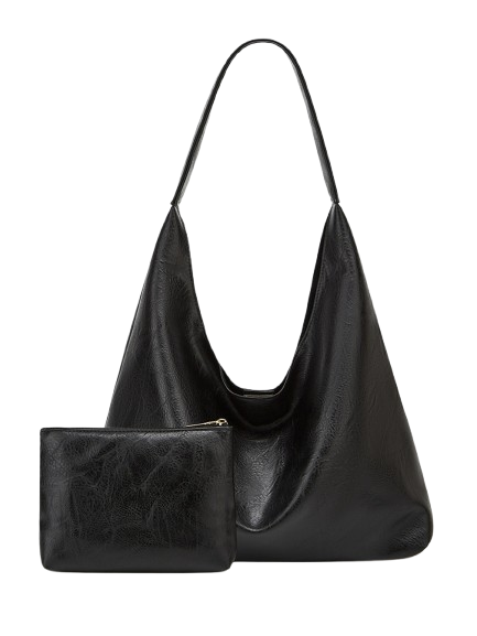 PuraDama™ Selene | Set borsa hobo minimalista + portafoglio