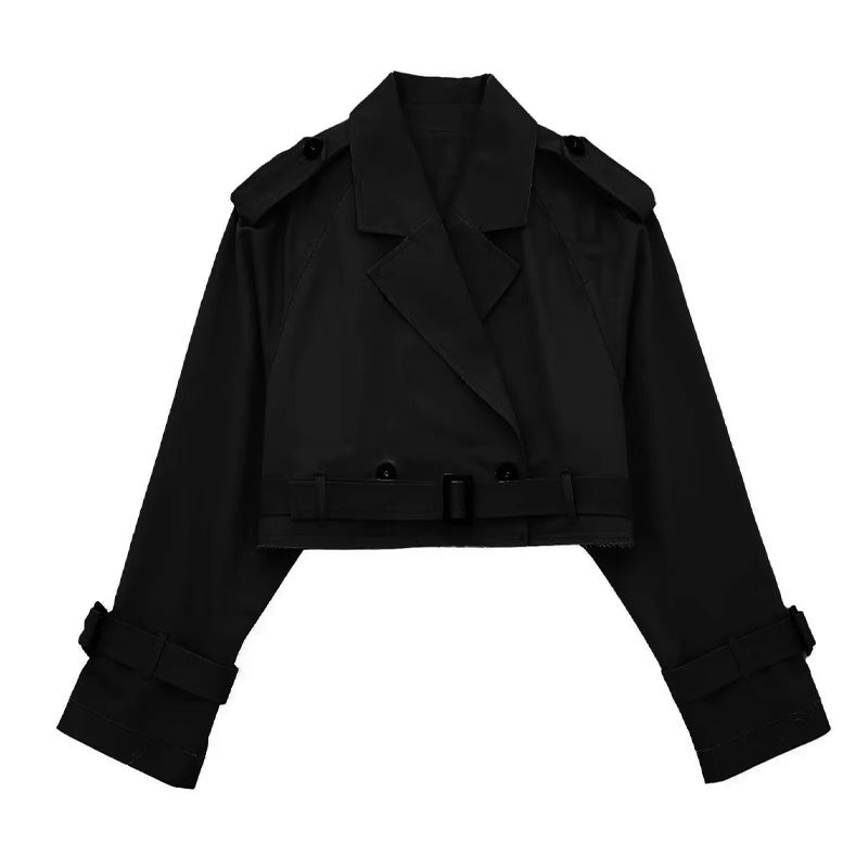 PuraDama™ Avory | Trench corto minimalista