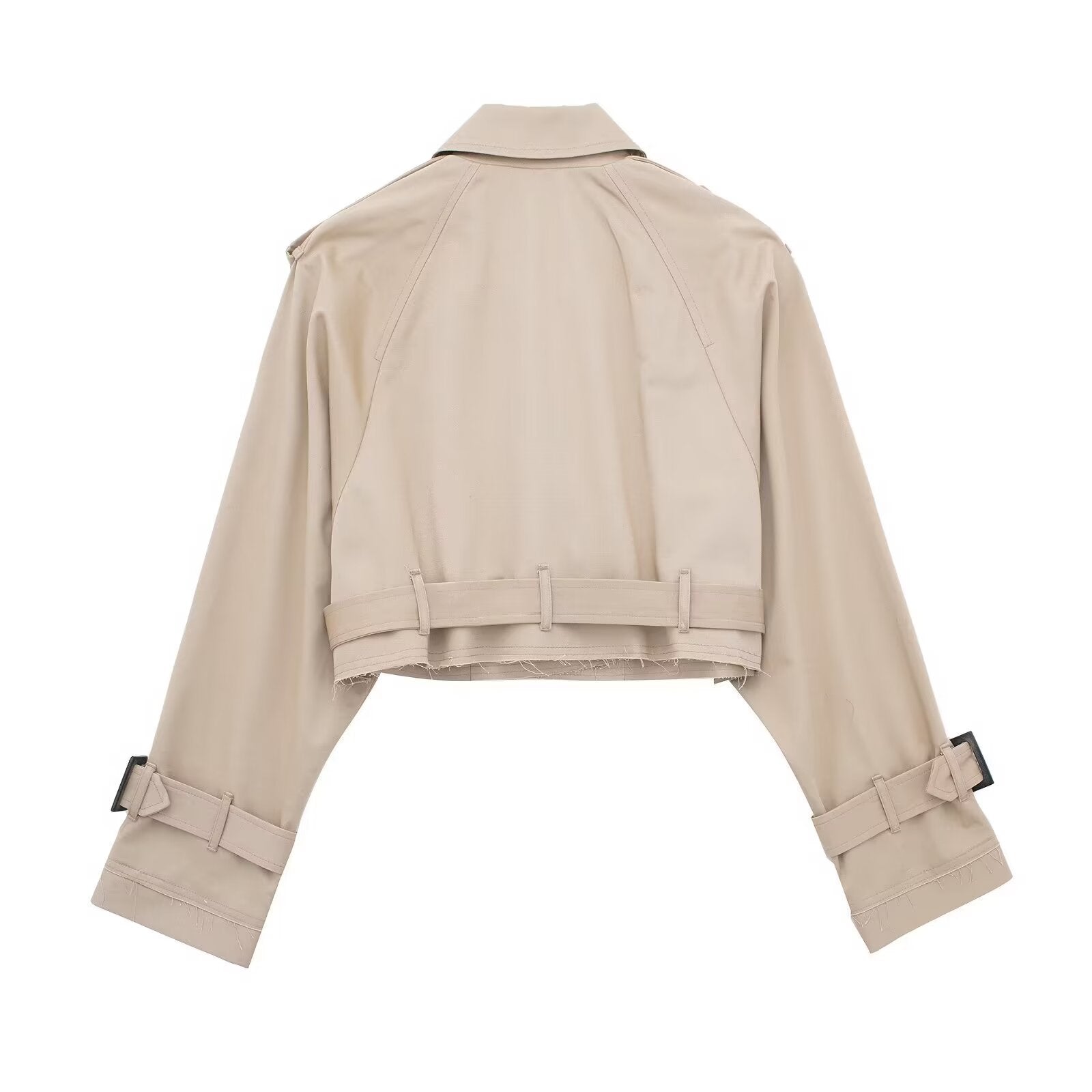 PuraDama™ Avory | Trench corto minimalista