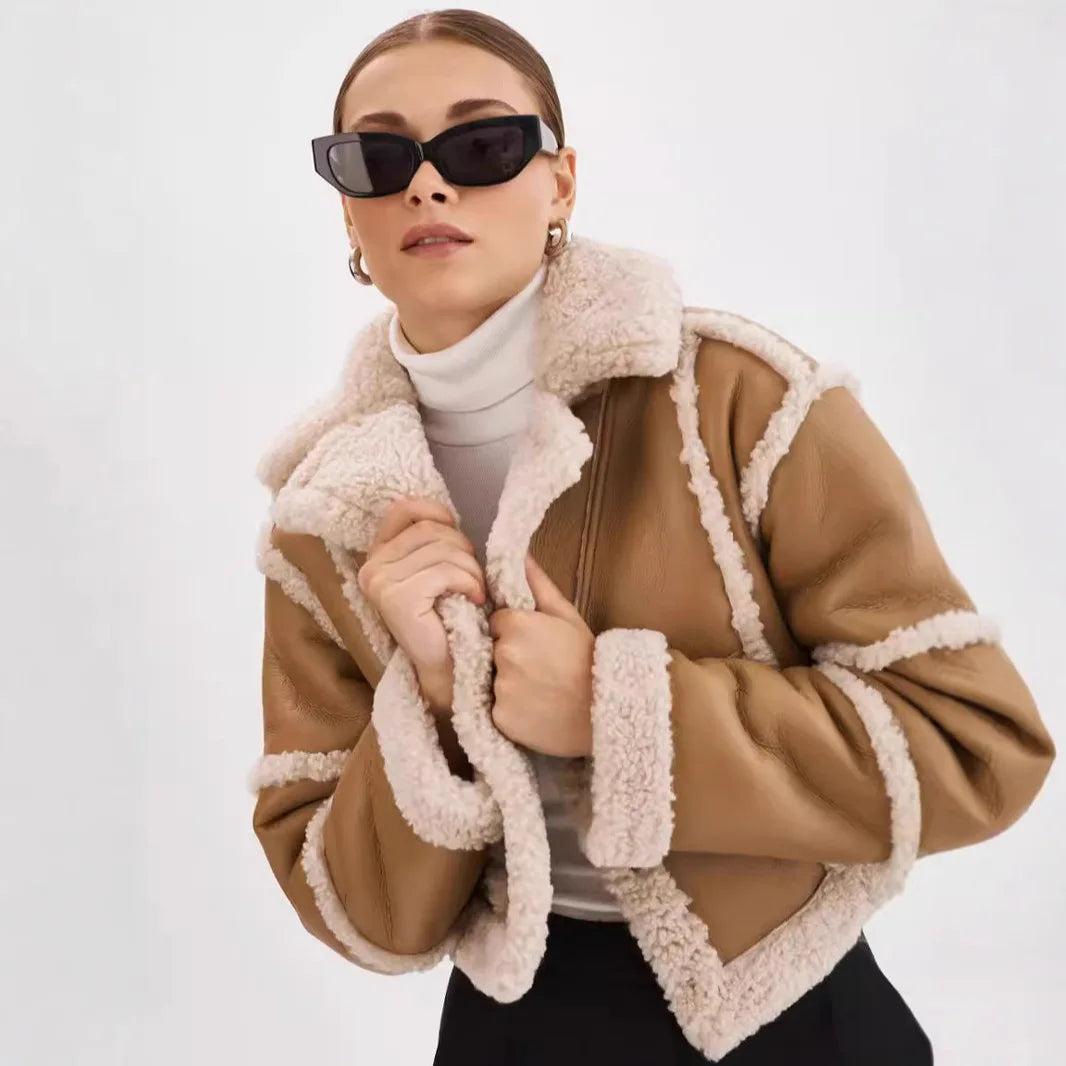 PuraDama™Valoria | Giacca effetto montene con interno imbottito