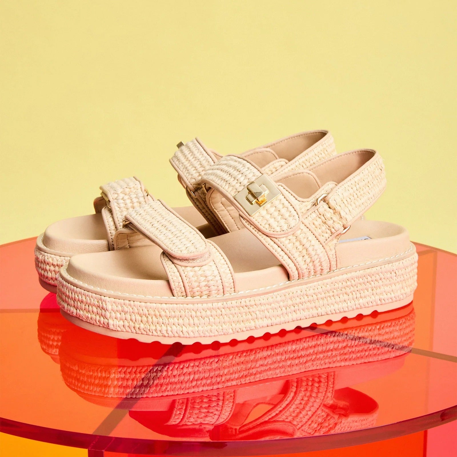 PuraDama™ Soléa | Sandali con plateau dalla texture naturale e dal design estivo