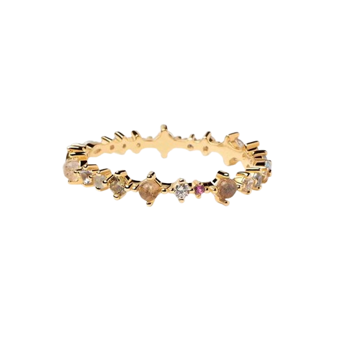 PuraDama™ Lumi | Anello con zirconi multicolori