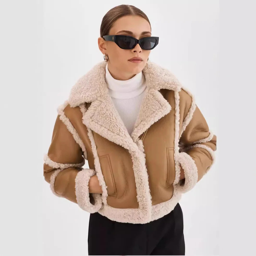 PuraDama™Valoria | Giacca effetto montene con interno imbottito