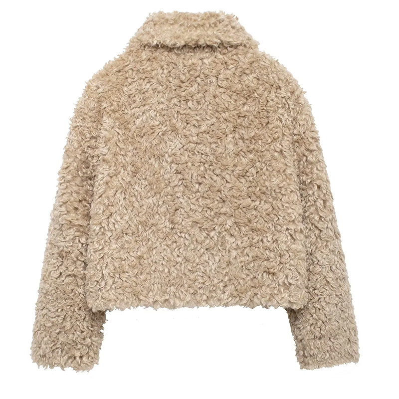 PuraDama™ Noriel | Giacca effetto pelliccia bouclé