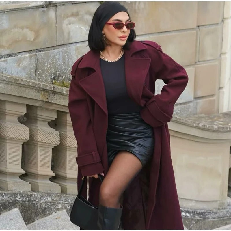 PuraDama™ Aurelia | Cappotto lungo e spesso in lana