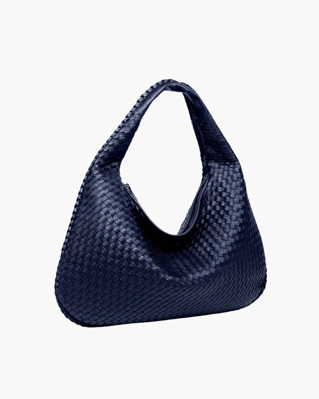 PuraDama™ Livia | Borsa hobo intrecciata in ecopelle