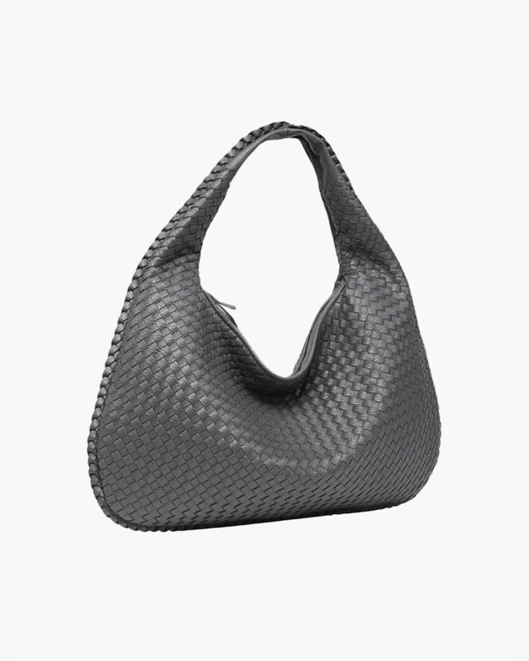 PuraDama™ Livia | Borsa hobo intrecciata in ecopelle