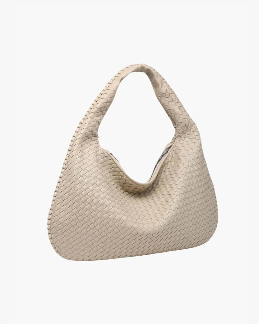 PuraDama™ Livia | Borsa hobo intrecciata in ecopelle