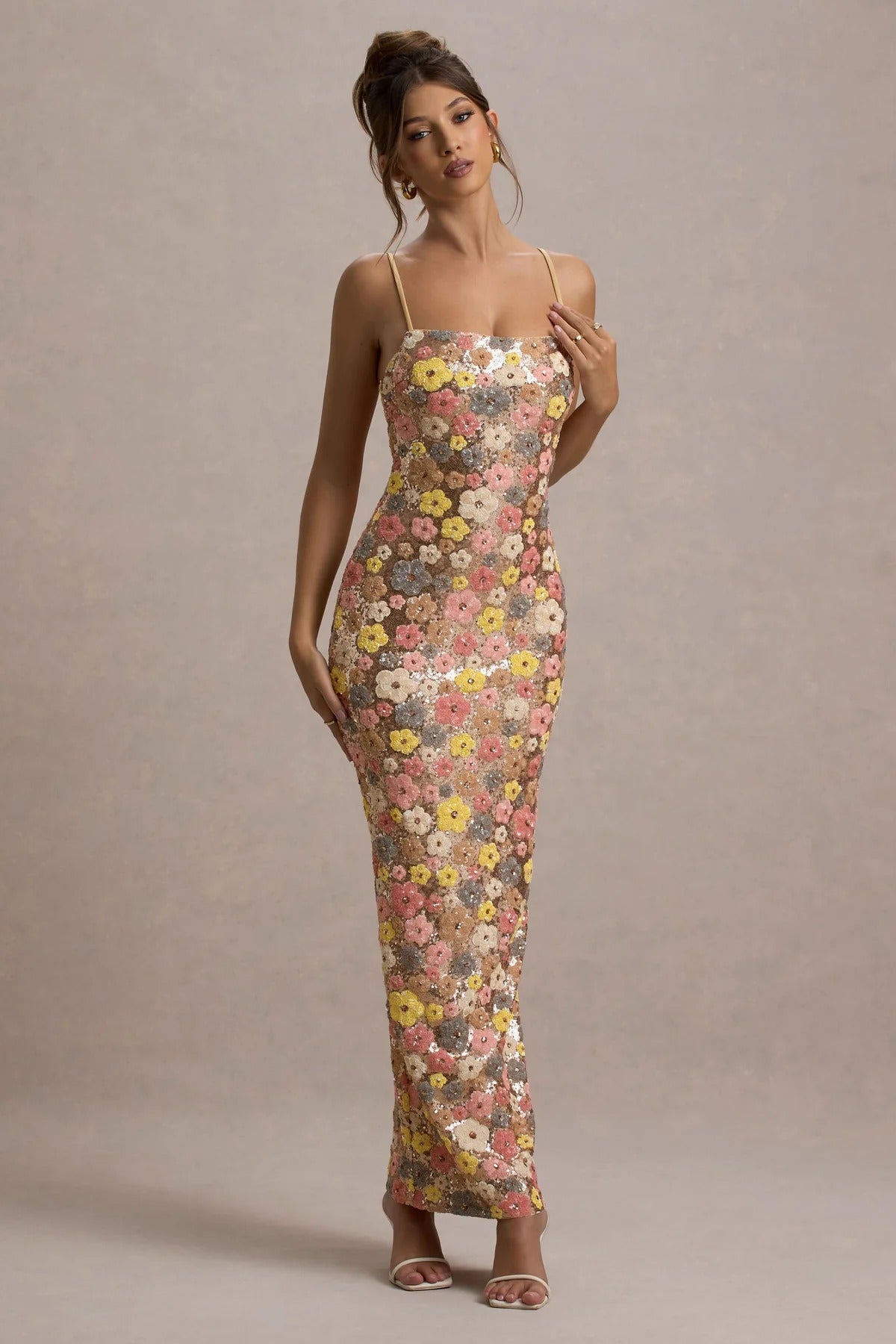 PuraDama™ Petal | Abito lungo con giardino di cristalli