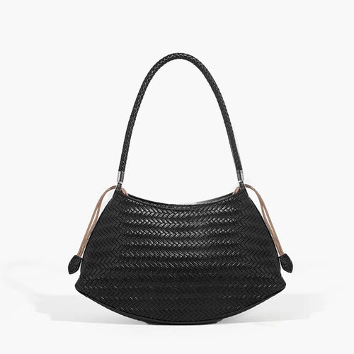 PuraDama™ Alya | Borsa intrecciata a spalla in ecopelle