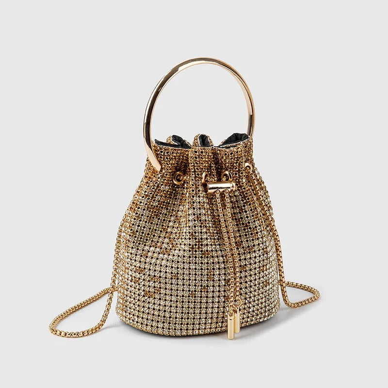 PuraDama™ Aurelia | Gioiello Secchiello con cristalli dorati