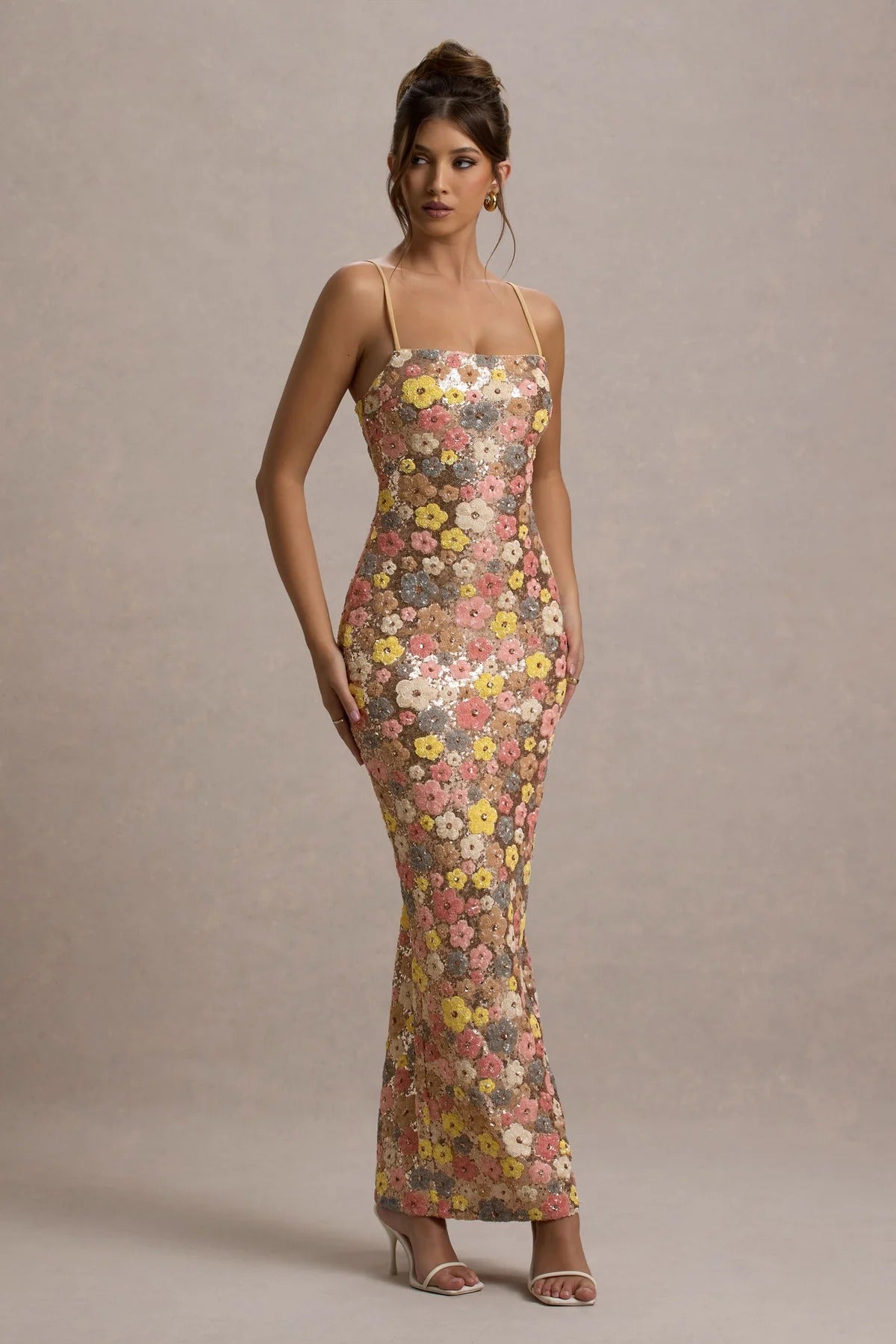 PuraDama™ Petal | Abito lungo con giardino di cristalli