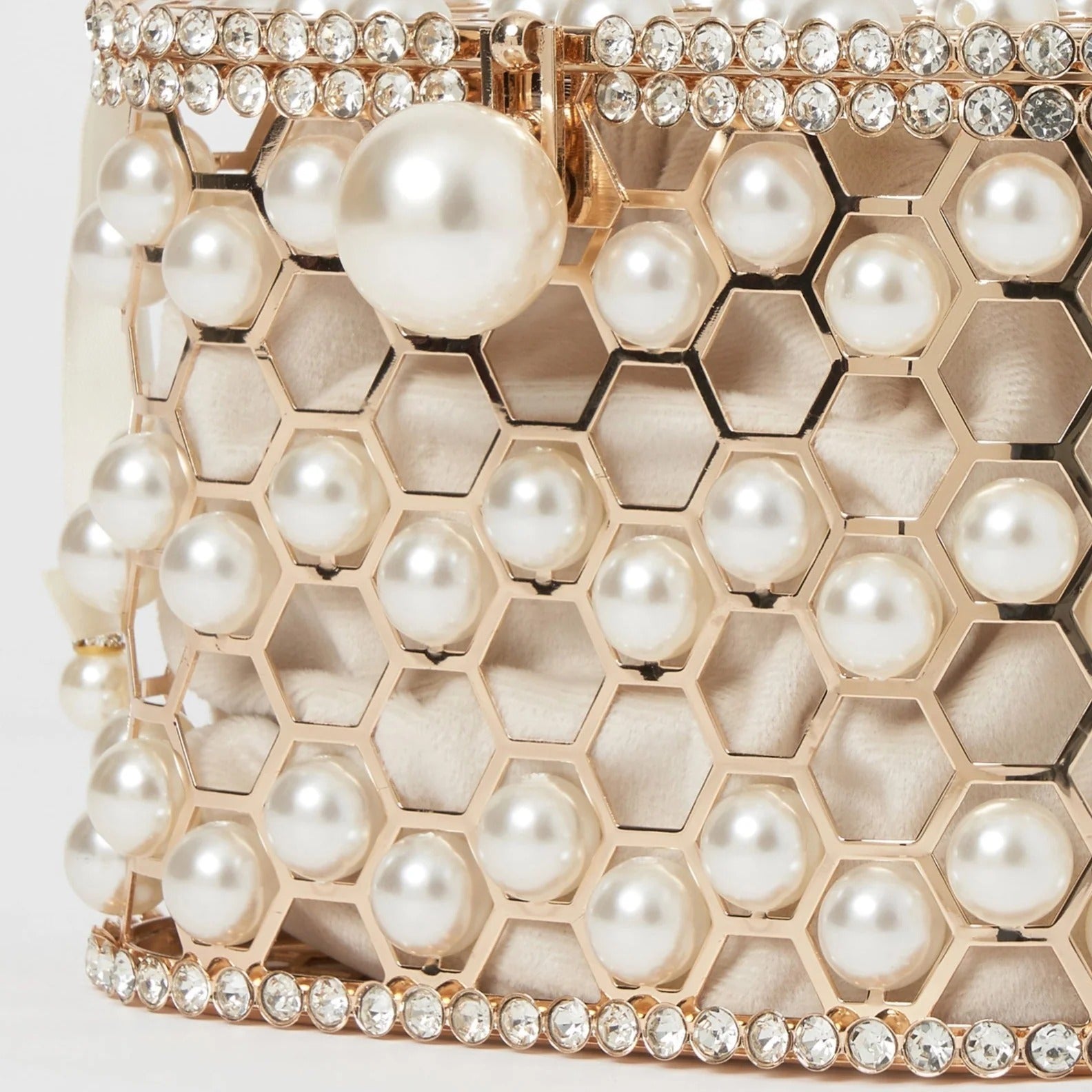 PuraDama™ Isolde | Borsa gioiello con perla e cristalli