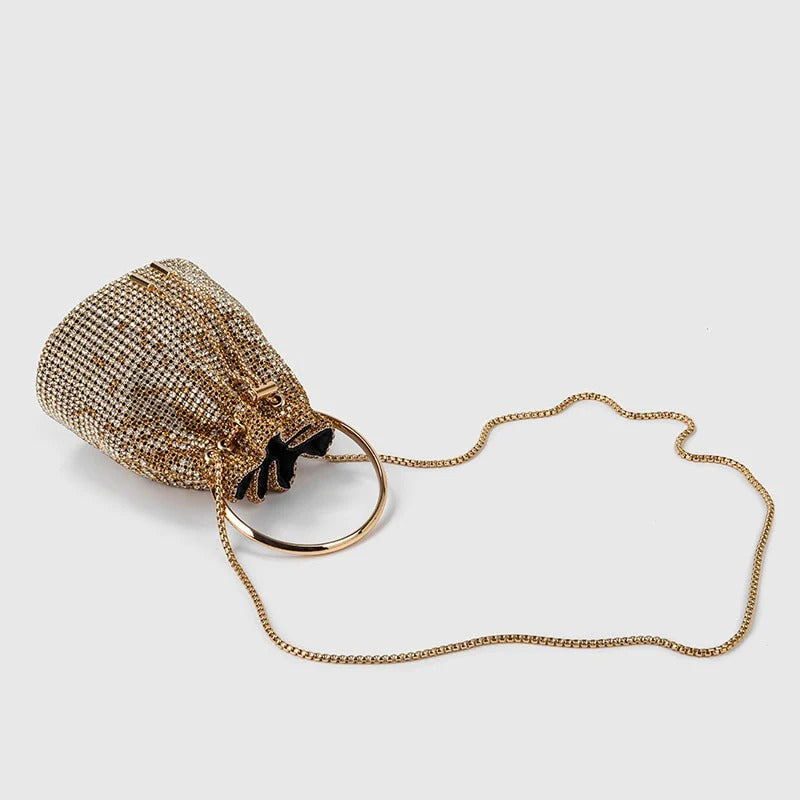 PuraDama™ Aurelia | Gioiello Secchiello con cristalli dorati