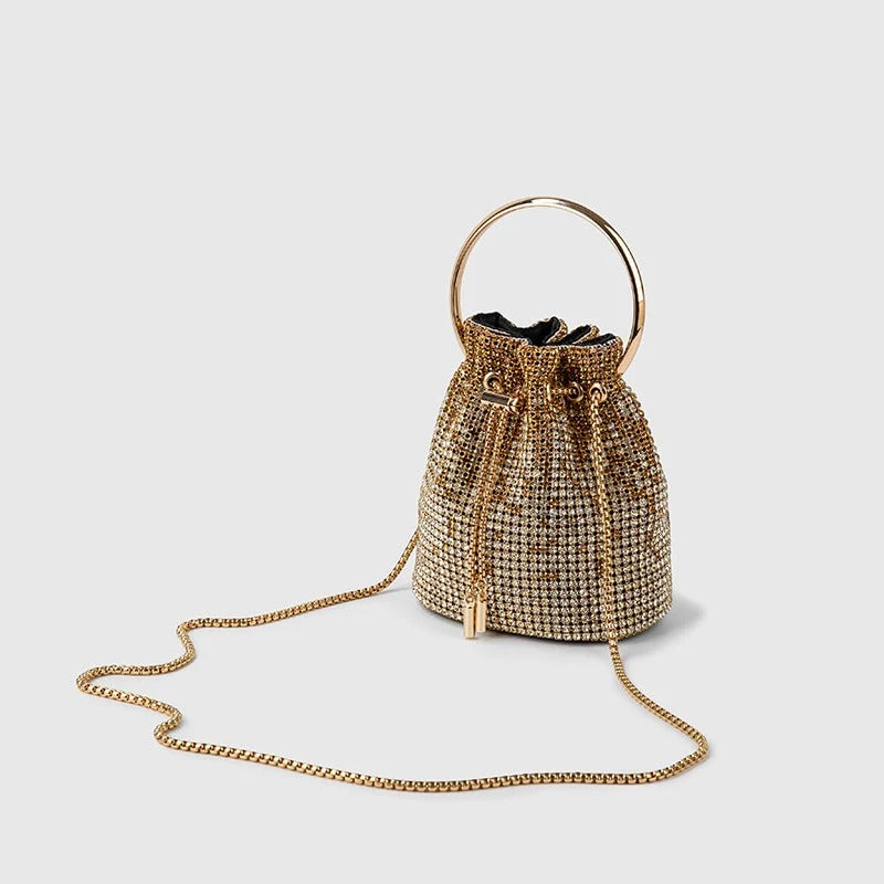 PuraDama™ Aurelia | Gioiello Secchiello con cristalli dorati