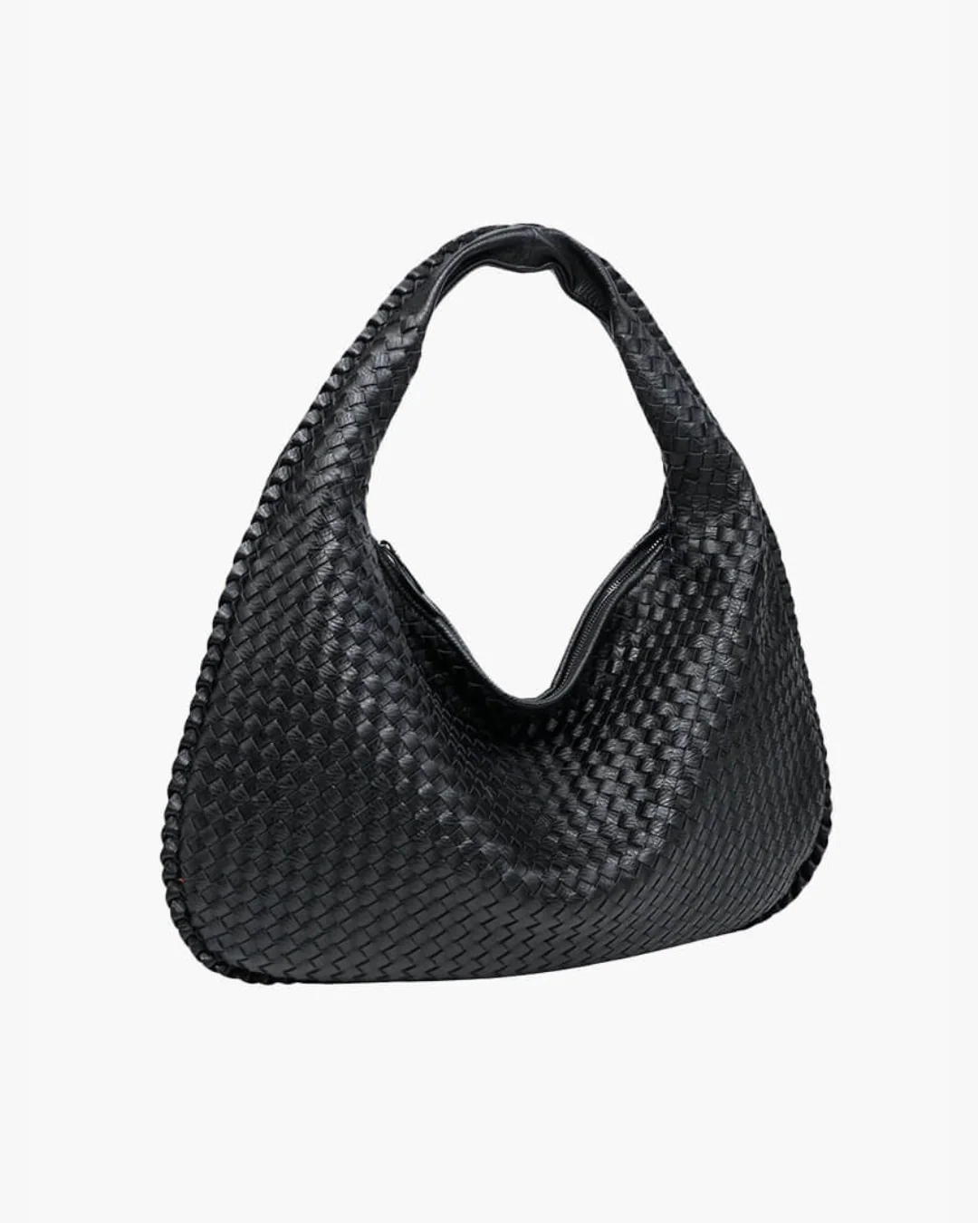 PuraDama™ Livia | Borsa hobo intrecciata in ecopelle