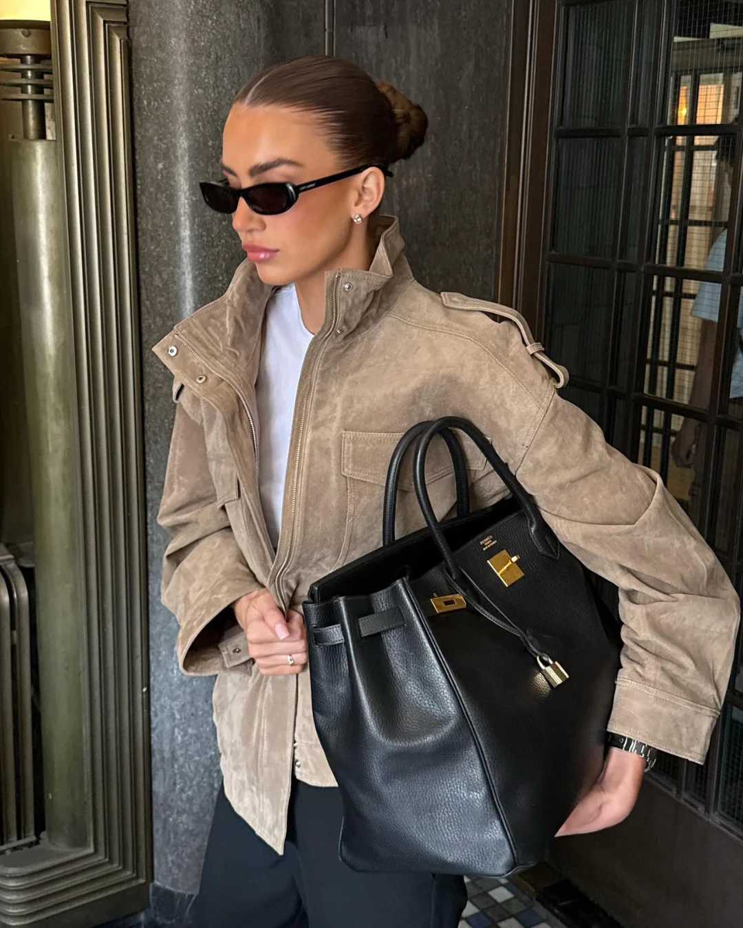 PuraDama™ Caliste | Giacca oversize effetto suede