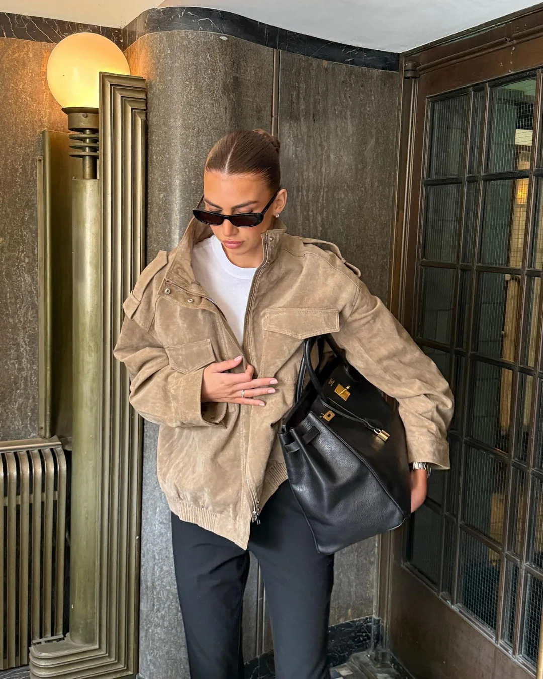 PuraDama™ Caliste | Giacca oversize effetto suede