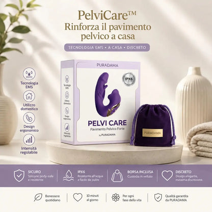 PelviCare™ – dispositivo EMS e borsa in velluto